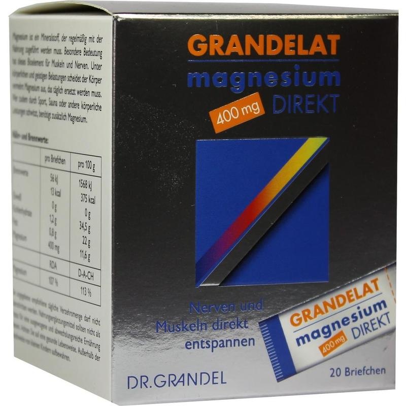 MAGNESIUM DIREKT 400 mg Grandelat Pulver