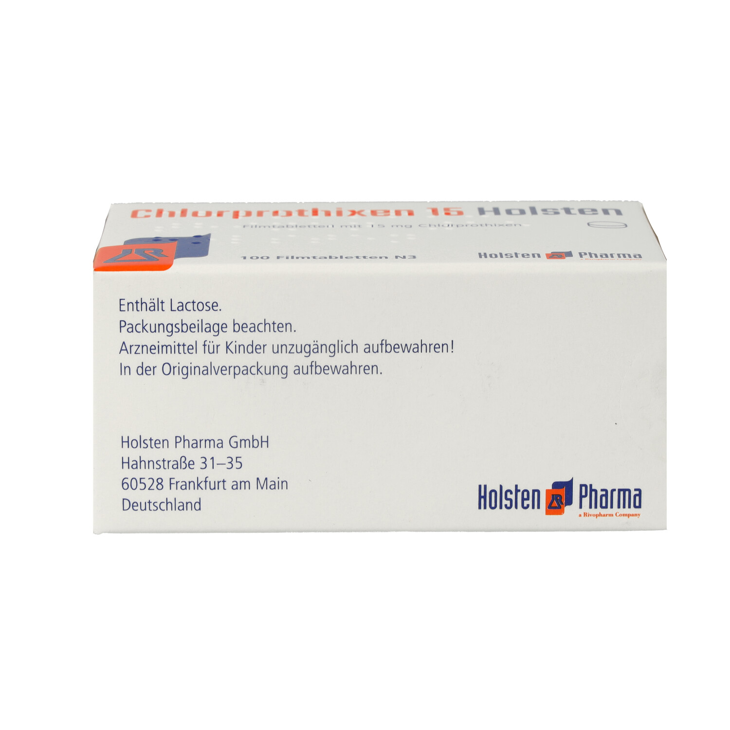 CHLORPROTHIXEN 15 Holsten Filmtabletten