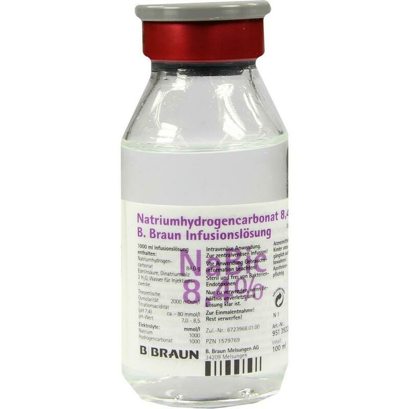 NATRIUMHYDROGENCARBONAT B.Braun 8,4% Glas