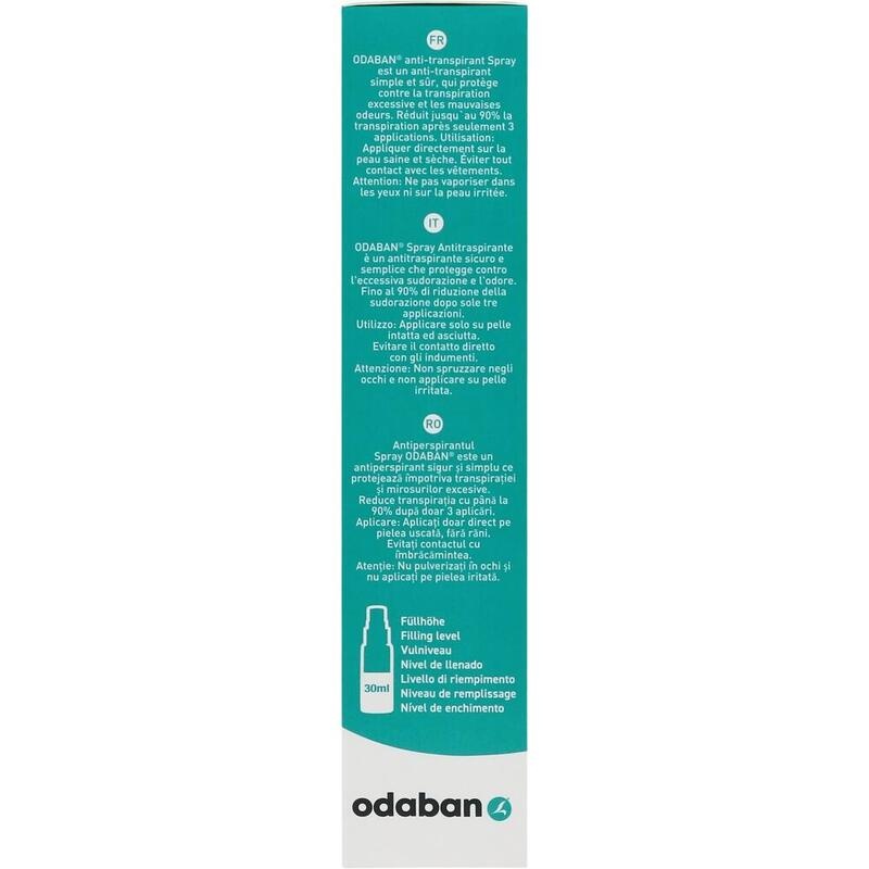 ODABAN Antitranspirant Deodorant Spray