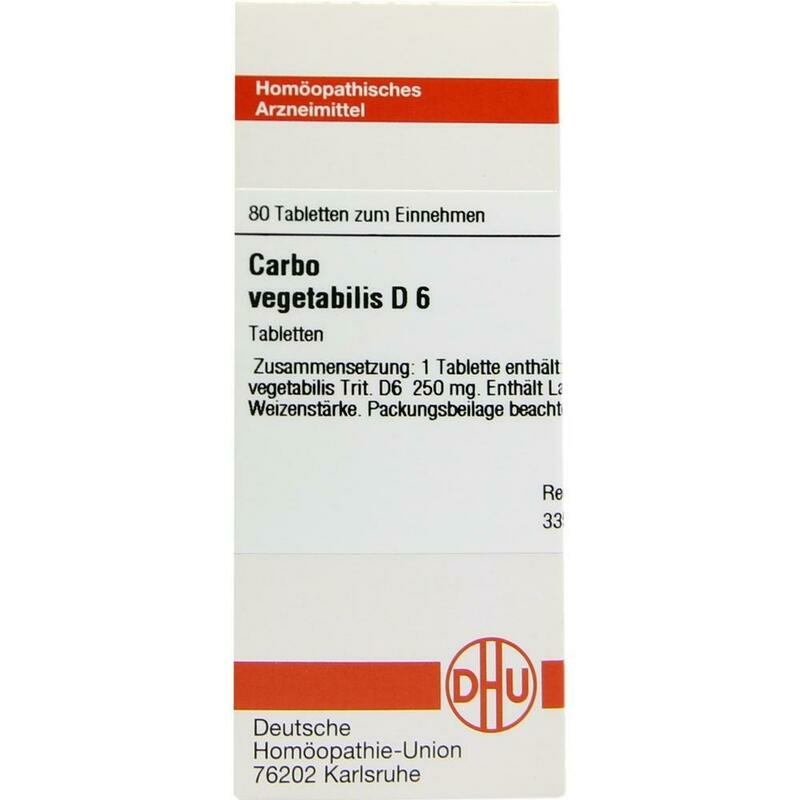 CARBO VEGETABILIS D 6 Tabletten