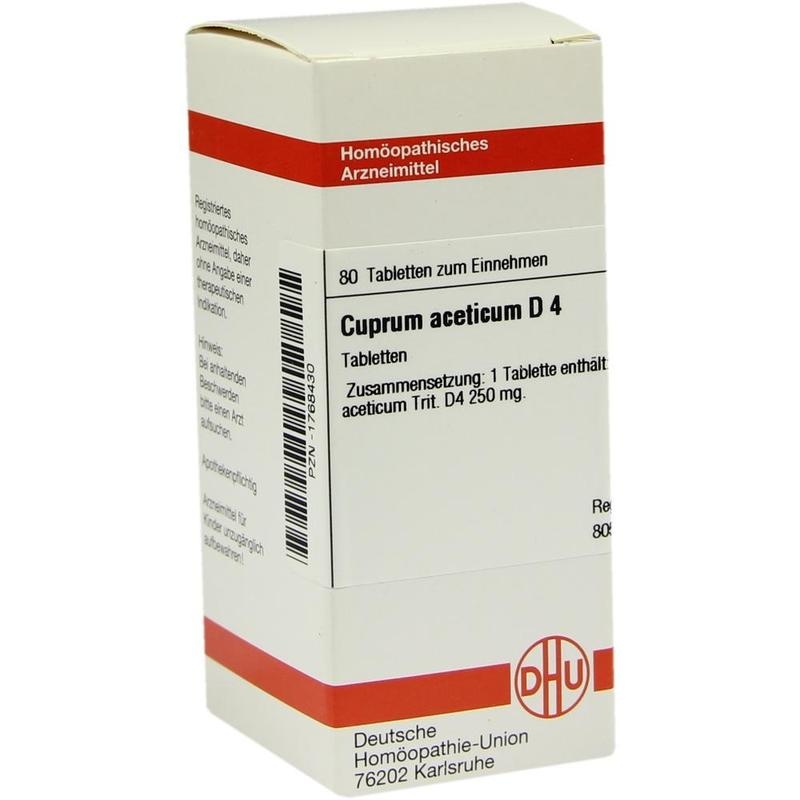 CUPRUM ACETICUM D 4 Tabletten