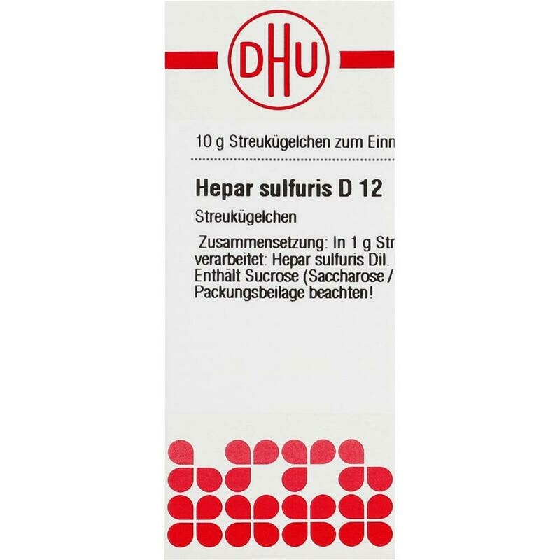 HEPAR SULFURIS D 12 Globuli