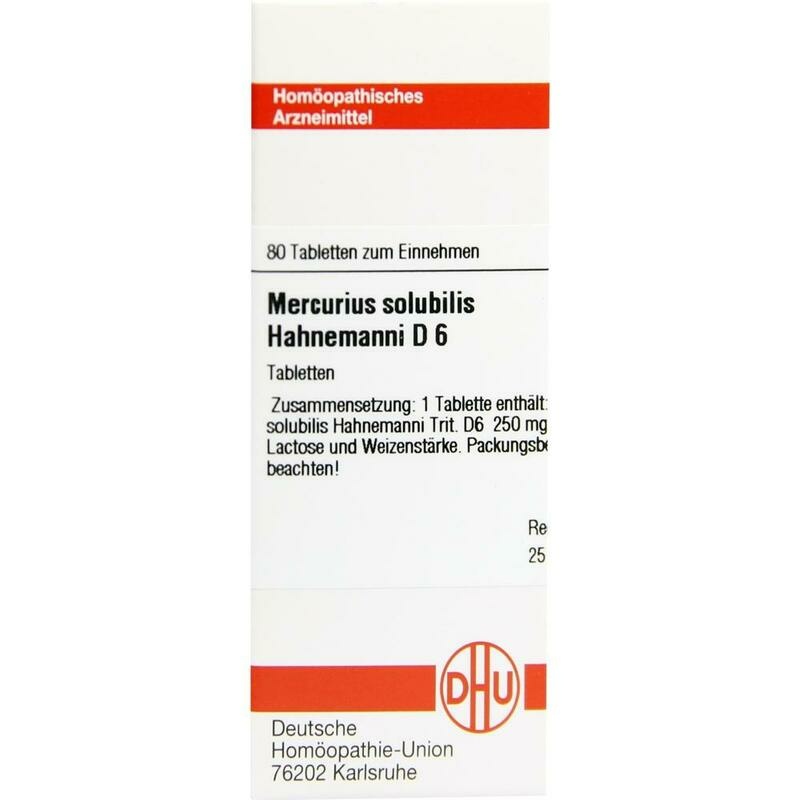 MERCURIUS SOLUBILIS Hahnemanni D 6 Tabletten