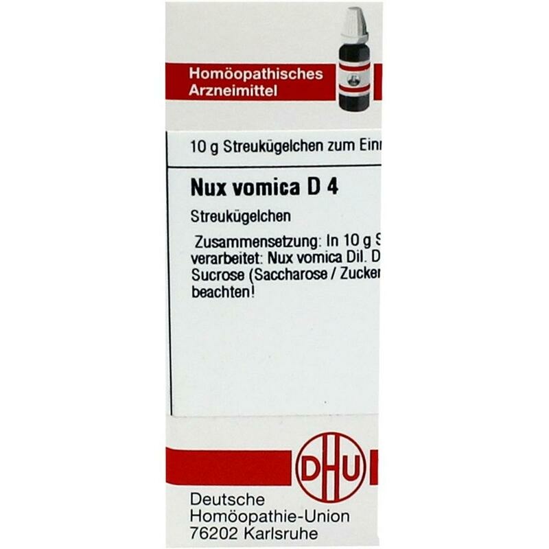 NUX VOMICA D 4 Globuli