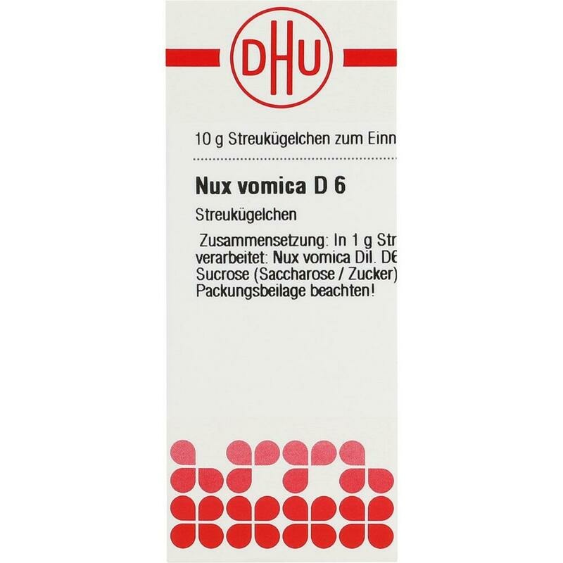 NUX VOMICA D 6 Globuli