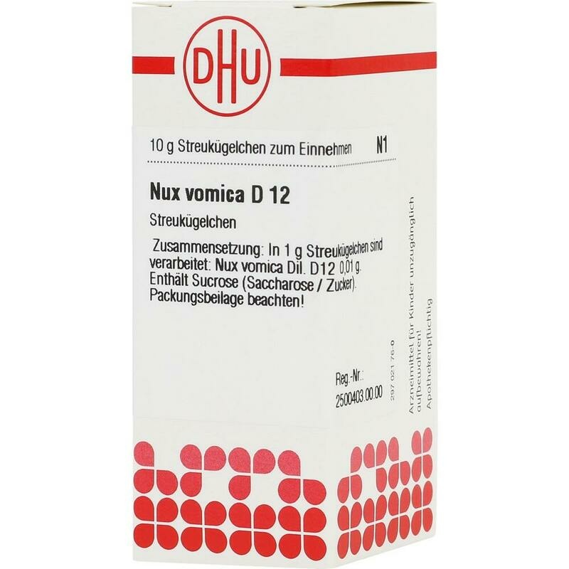 NUX VOMICA D 12 Globuli