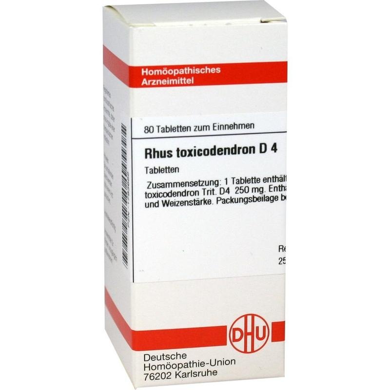RHUS TOXICODENDRON D 4 Tabletten