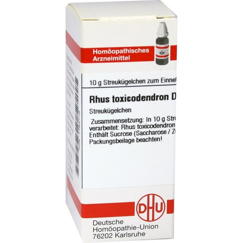 RHUS TOXICODENDRON D 4 Globuli