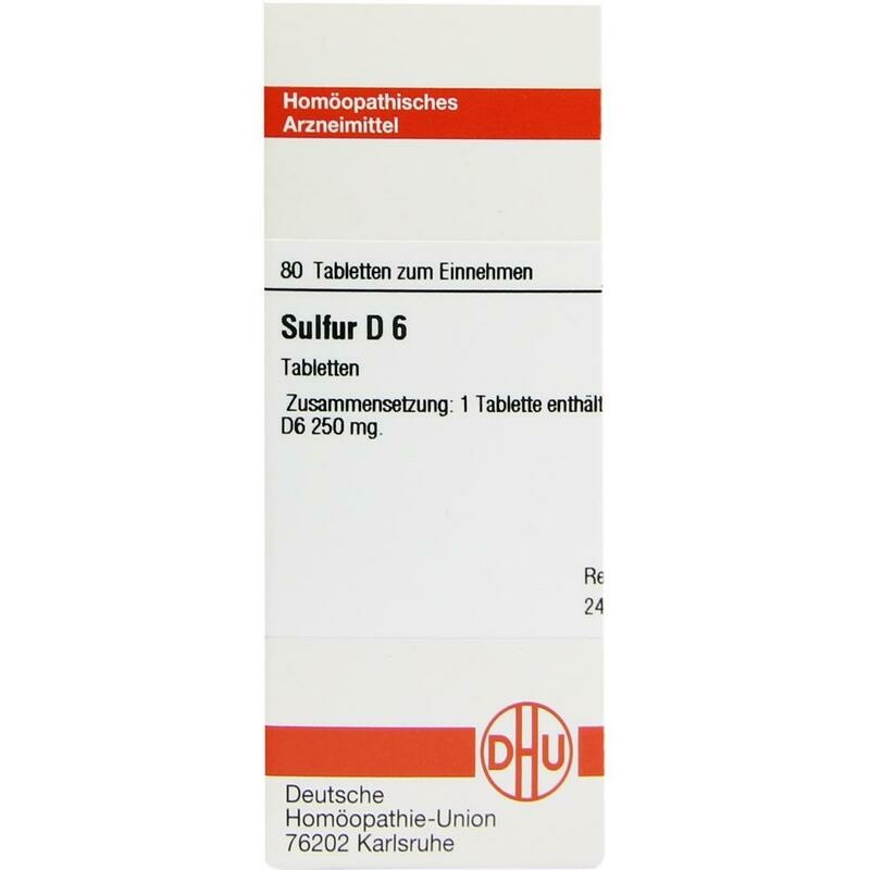 SULFUR D 6 Tabletten