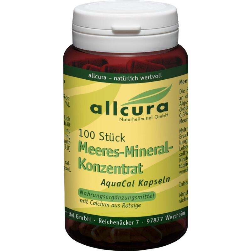 MEERESALGEN Konzentrat Rotalgen m.nat.Calcium Kps.