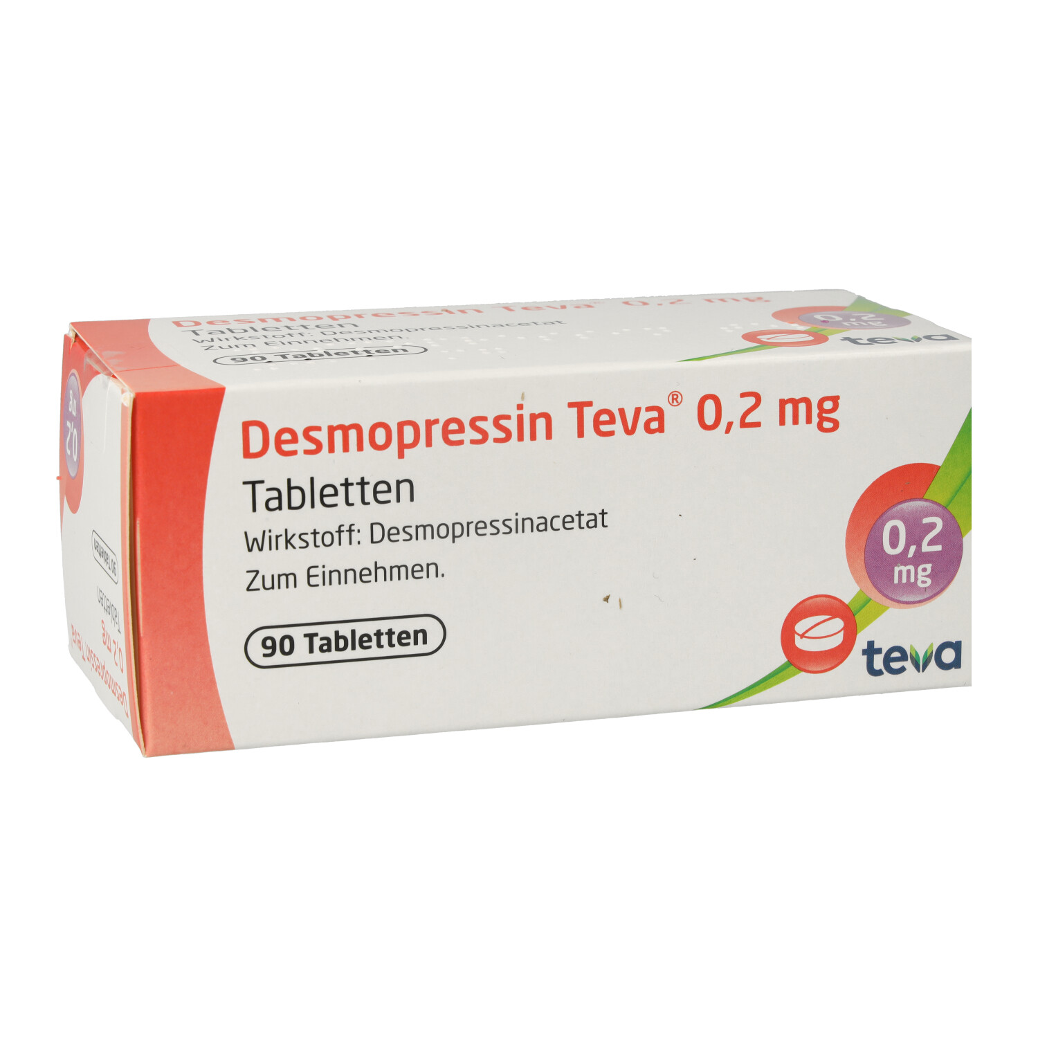 DESMOPRESSIN Teva 0,2 mg Tabletten