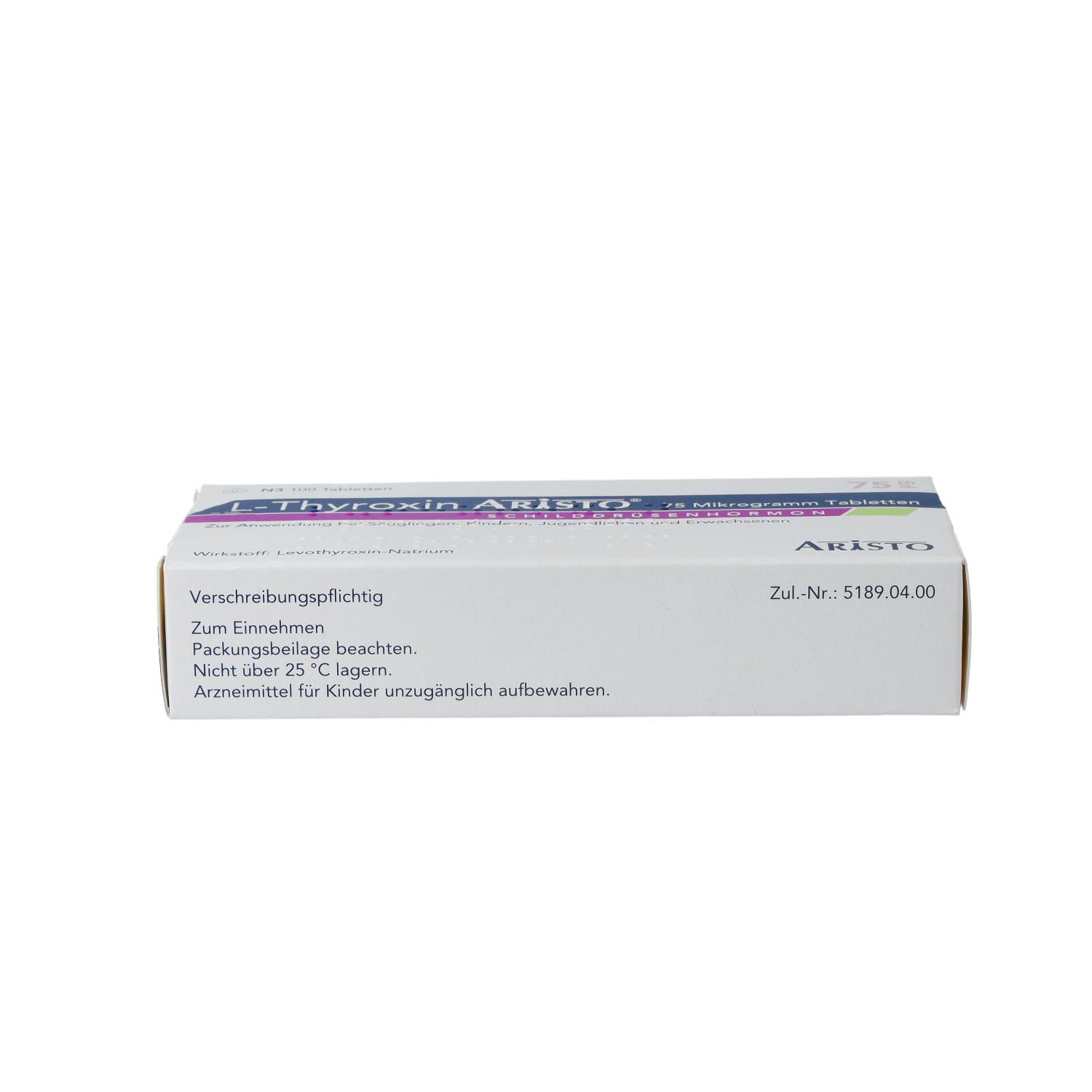 L-THYROXIN Aristo 75 Mikrogramm Tabletten