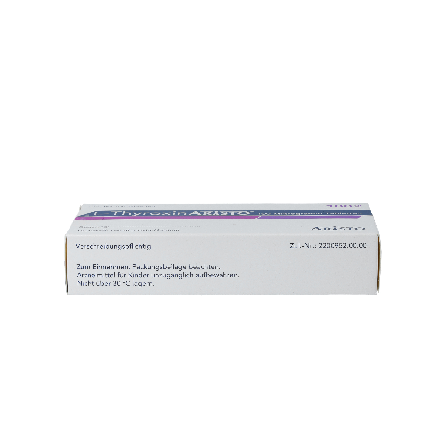L-THYROXIN Aristo 100 Mikrogramm Tabletten