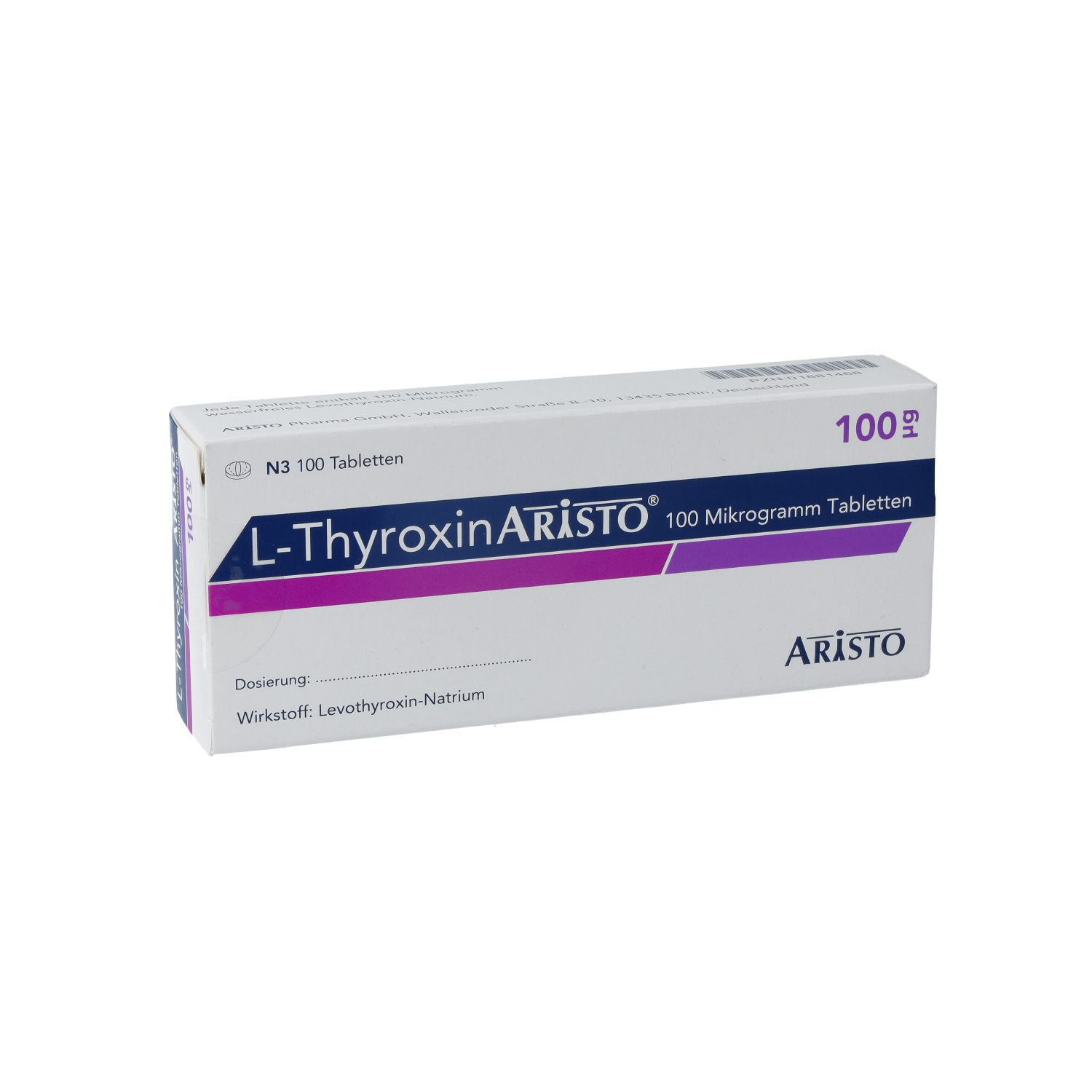 L-THYROXIN Aristo 100 Mikrogramm Tabletten
