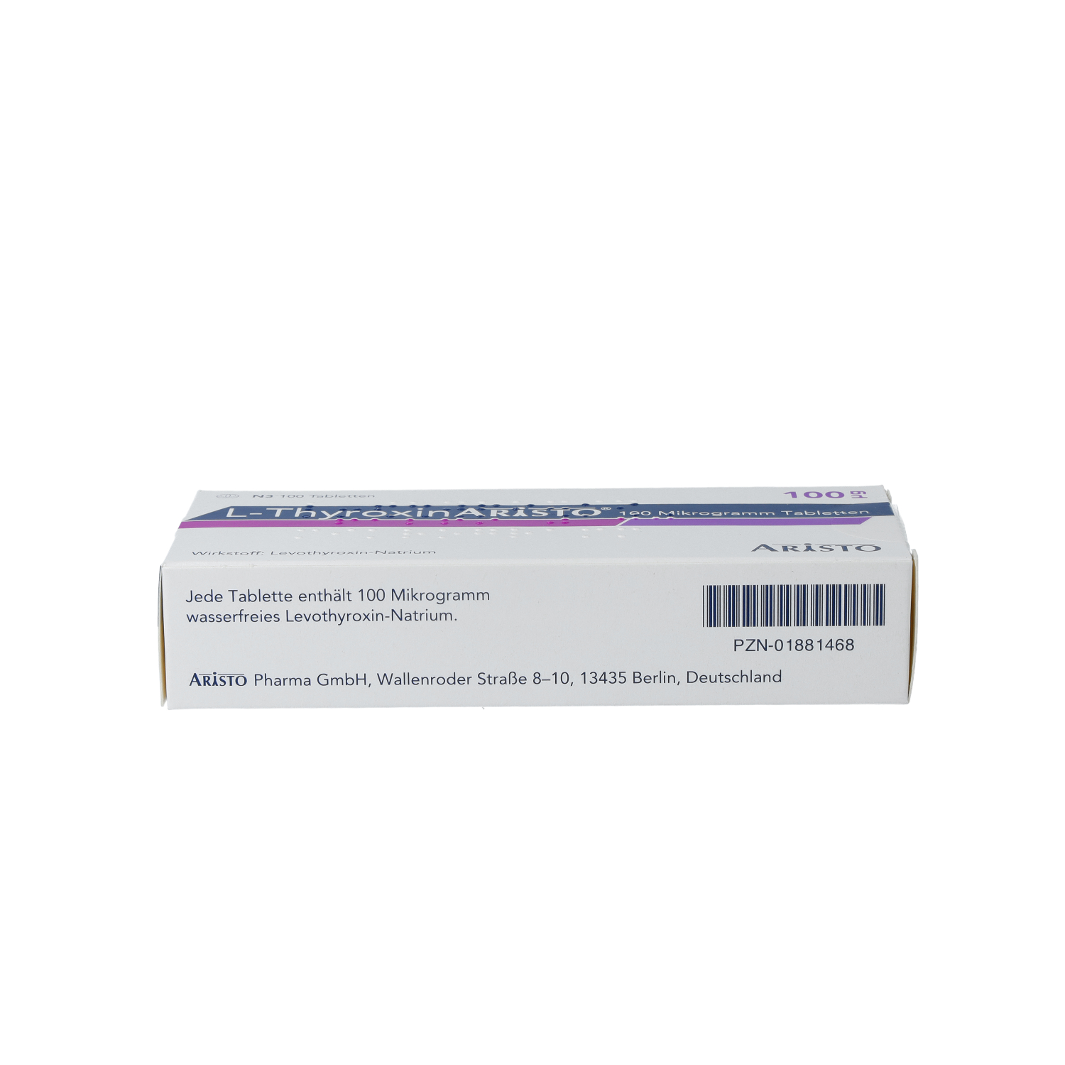 L-THYROXIN Aristo 100 Mikrogramm Tabletten
