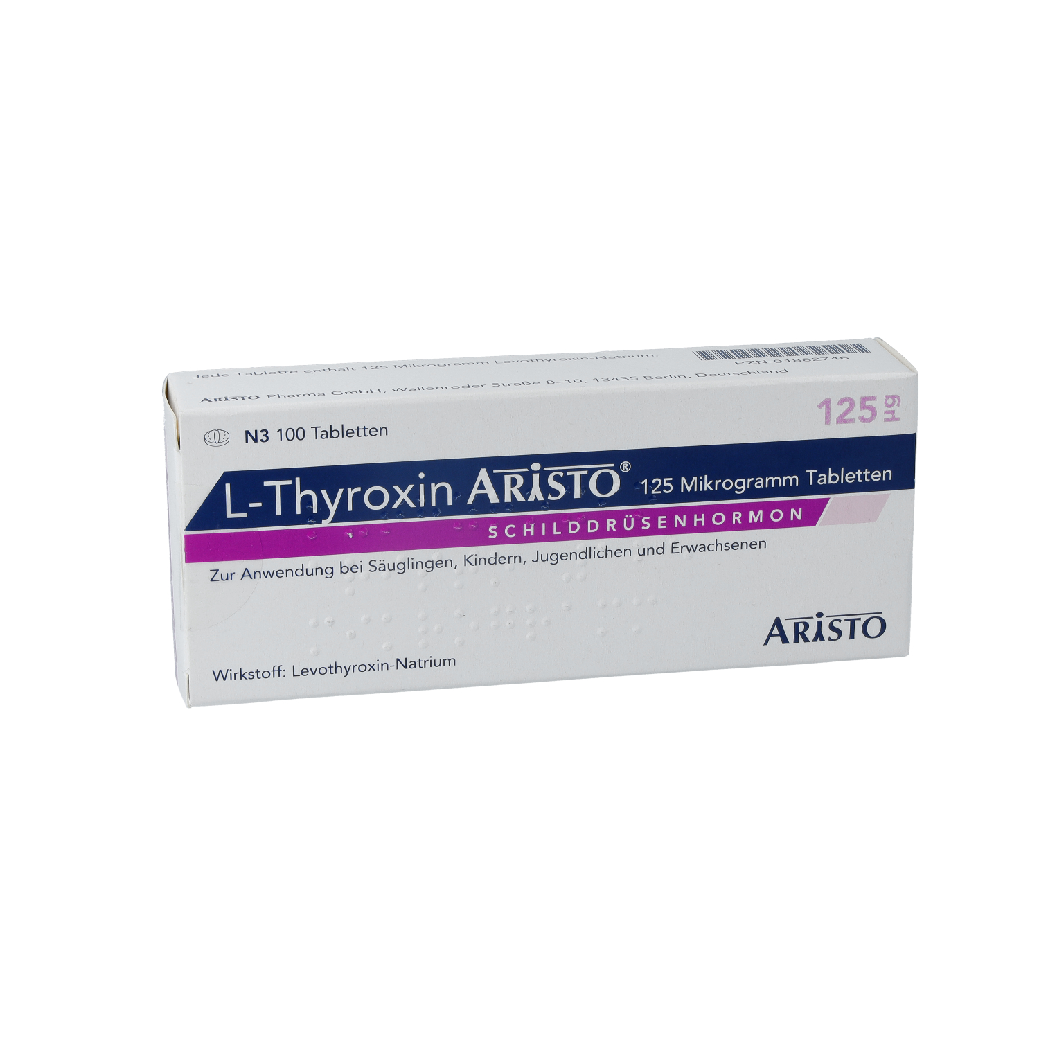 L-THYROXIN Aristo 125 Mikrogramm Tabletten