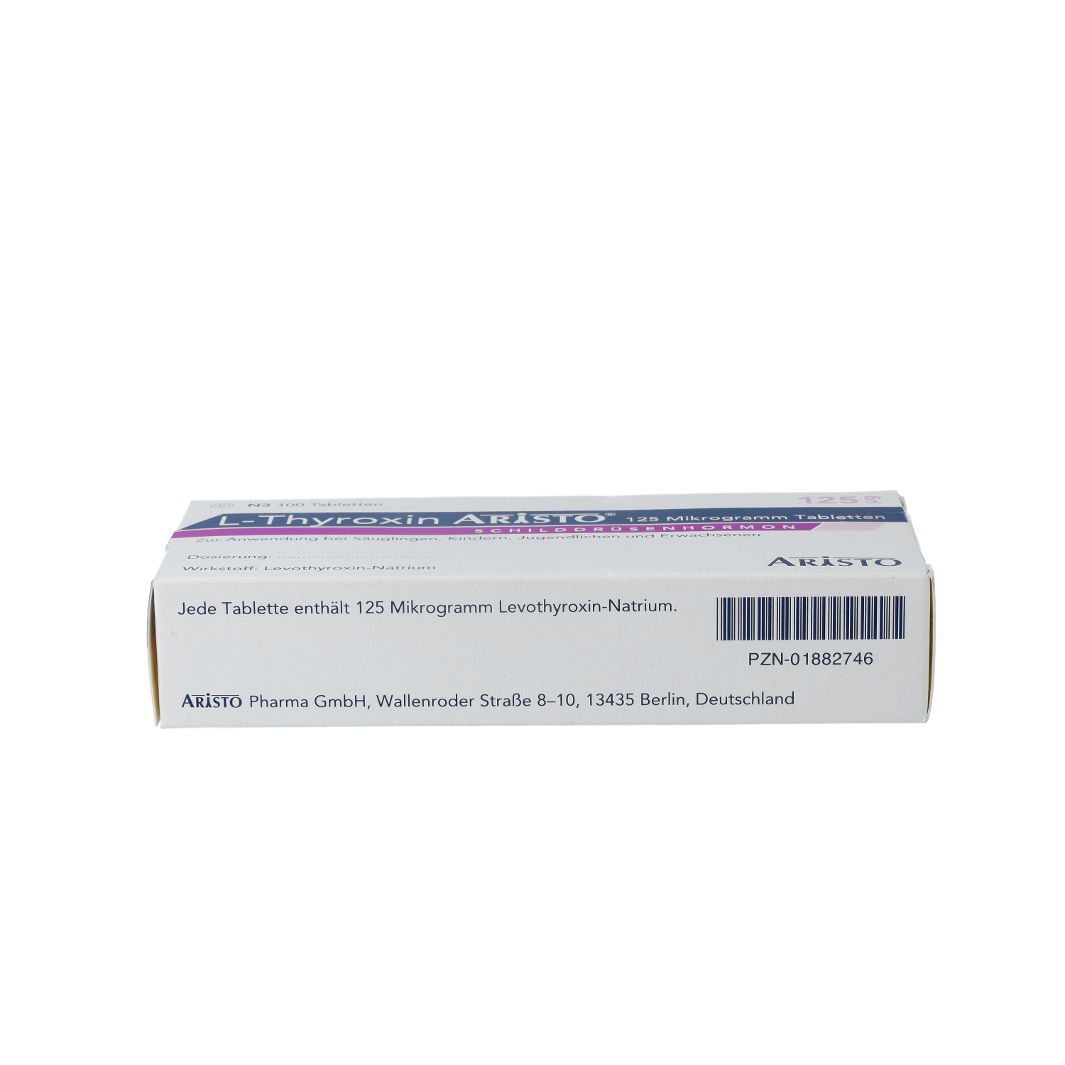 L-THYROXIN Aristo 125 Mikrogramm Tabletten