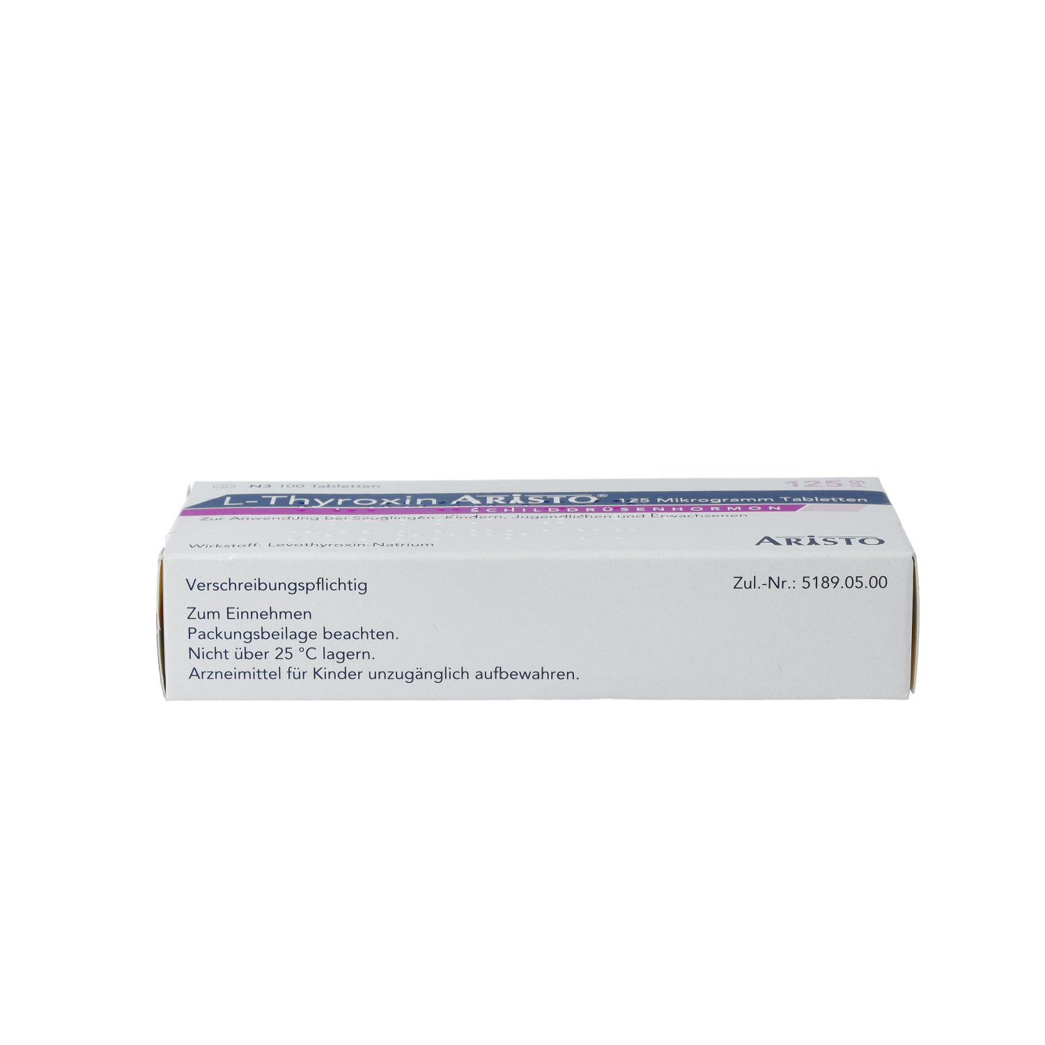 L-THYROXIN Aristo 125 Mikrogramm Tabletten