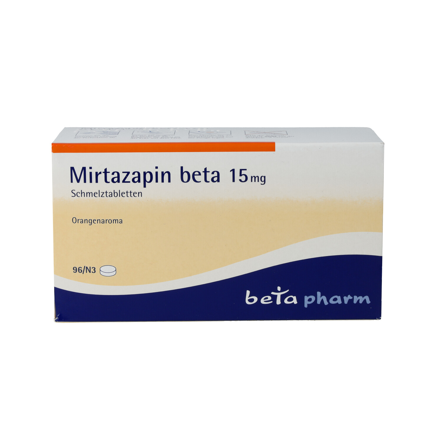 MIRTAZAPIN beta 15 mg Schmelztabletten