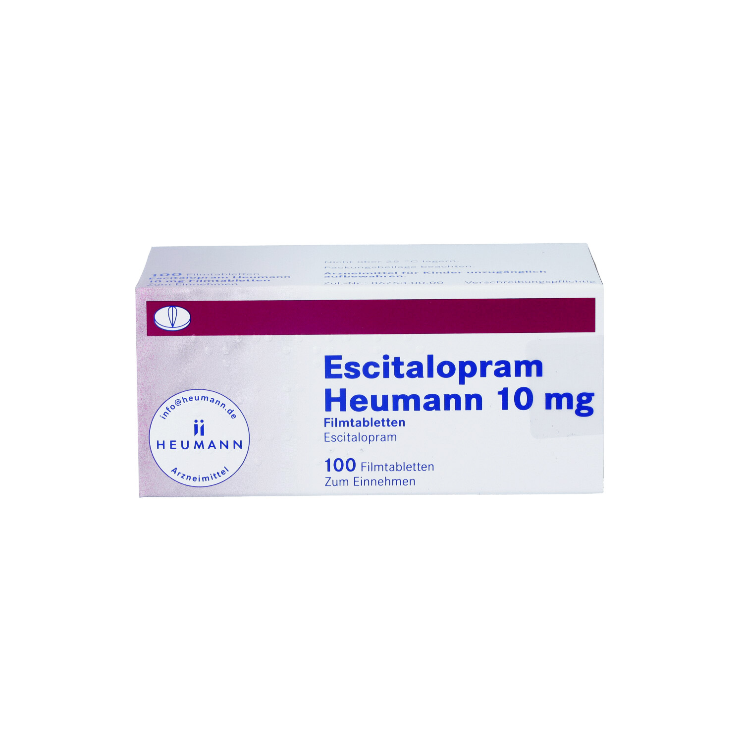 ESCITALOPRAM Heumann 10 mg Filmtabletten