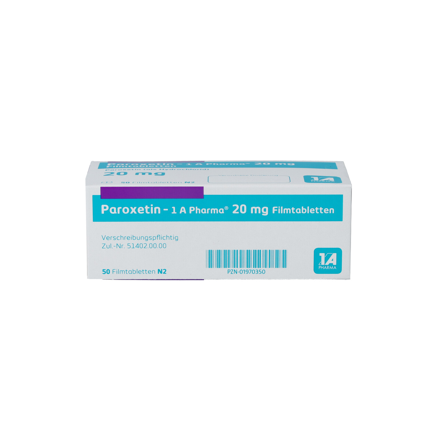PAROXETIN-1A Pharma 20 mg Filmtabletten