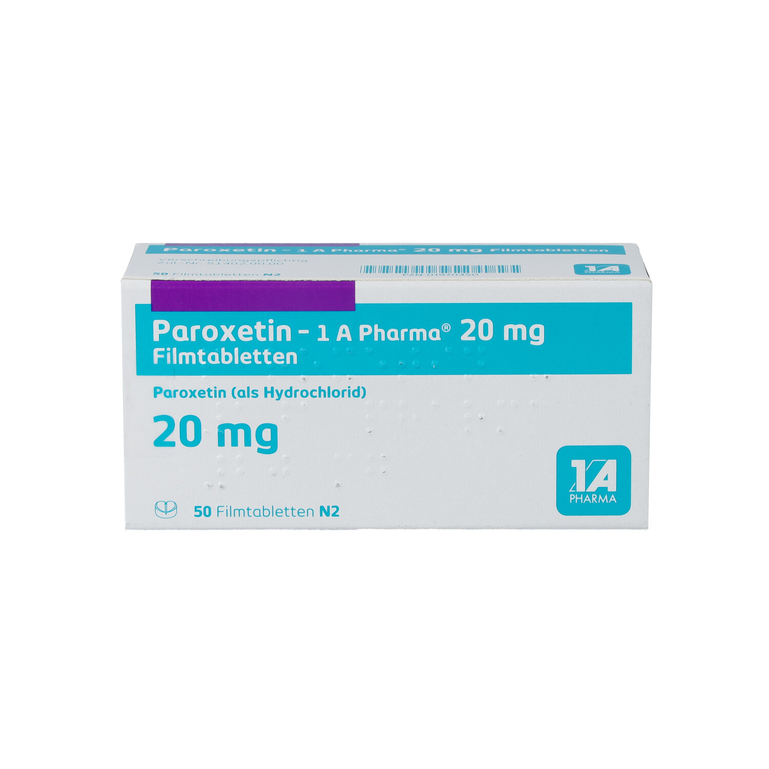 PAROXETIN-1A Pharma 20 mg Filmtabletten