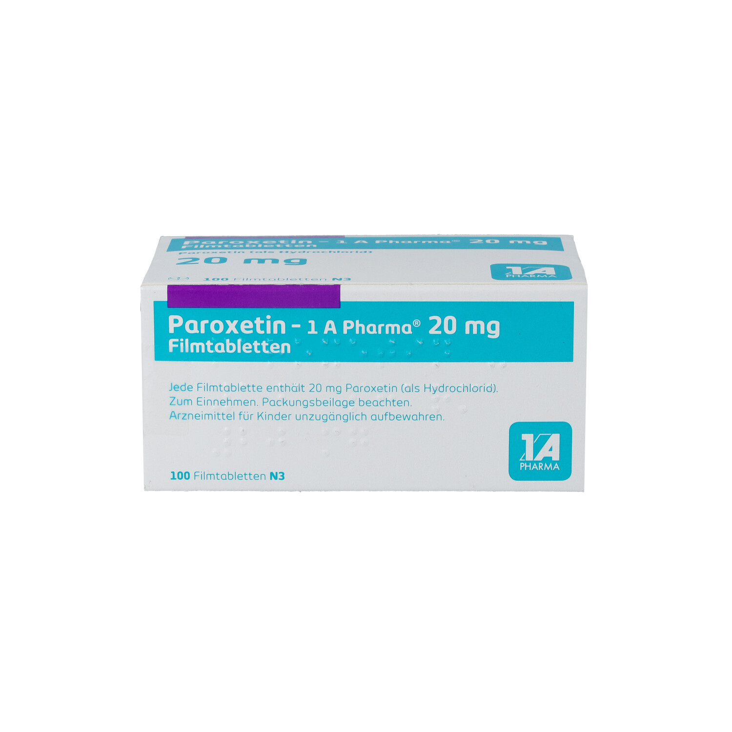 PAROXETIN-1A Pharma 20 mg Filmtabletten