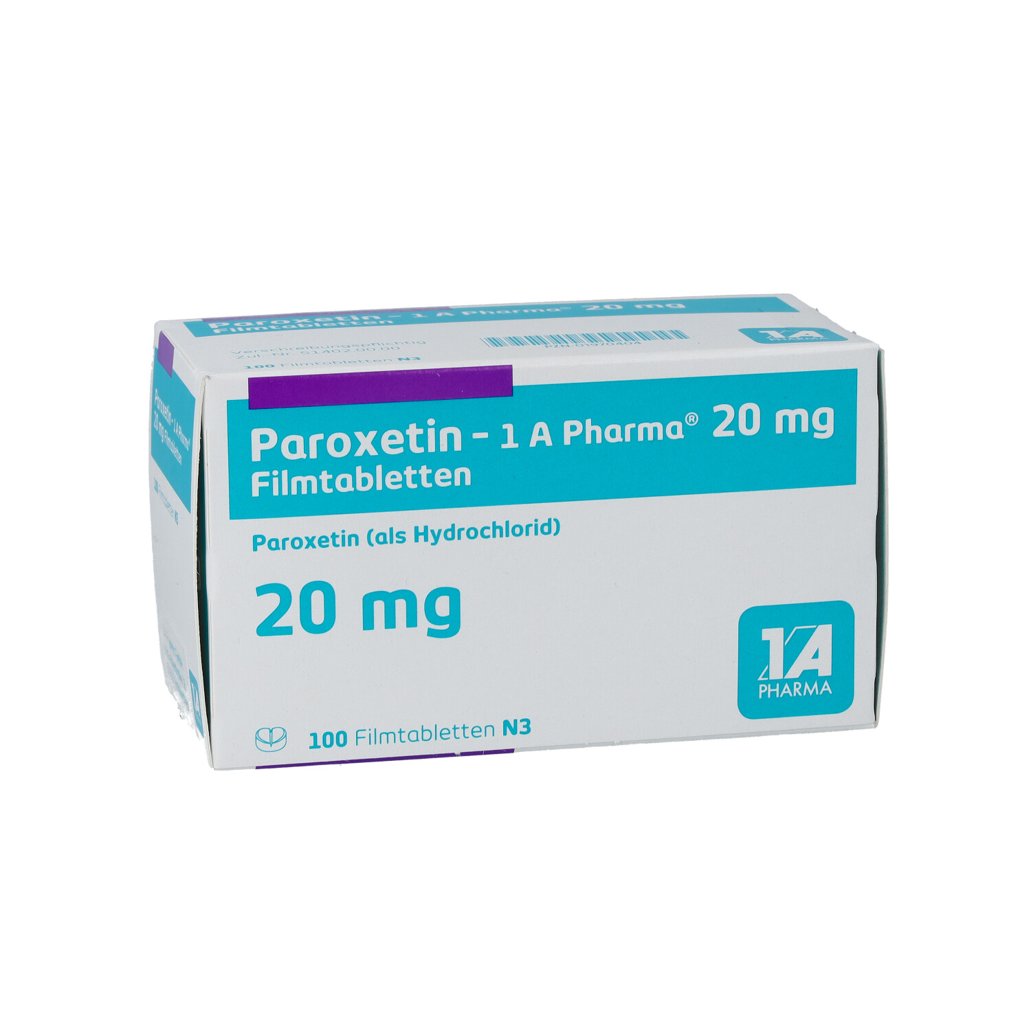 PAROXETIN-1A Pharma 20 mg Filmtabletten