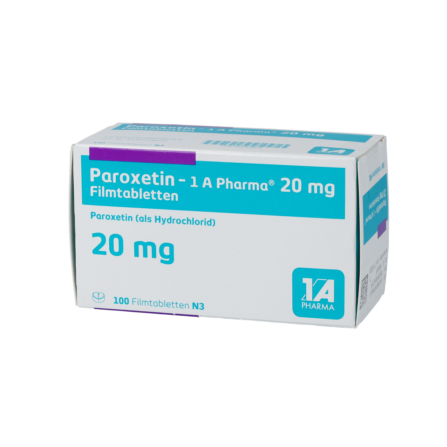 PAROXETIN-1A Pharma 20 mg Filmtabletten