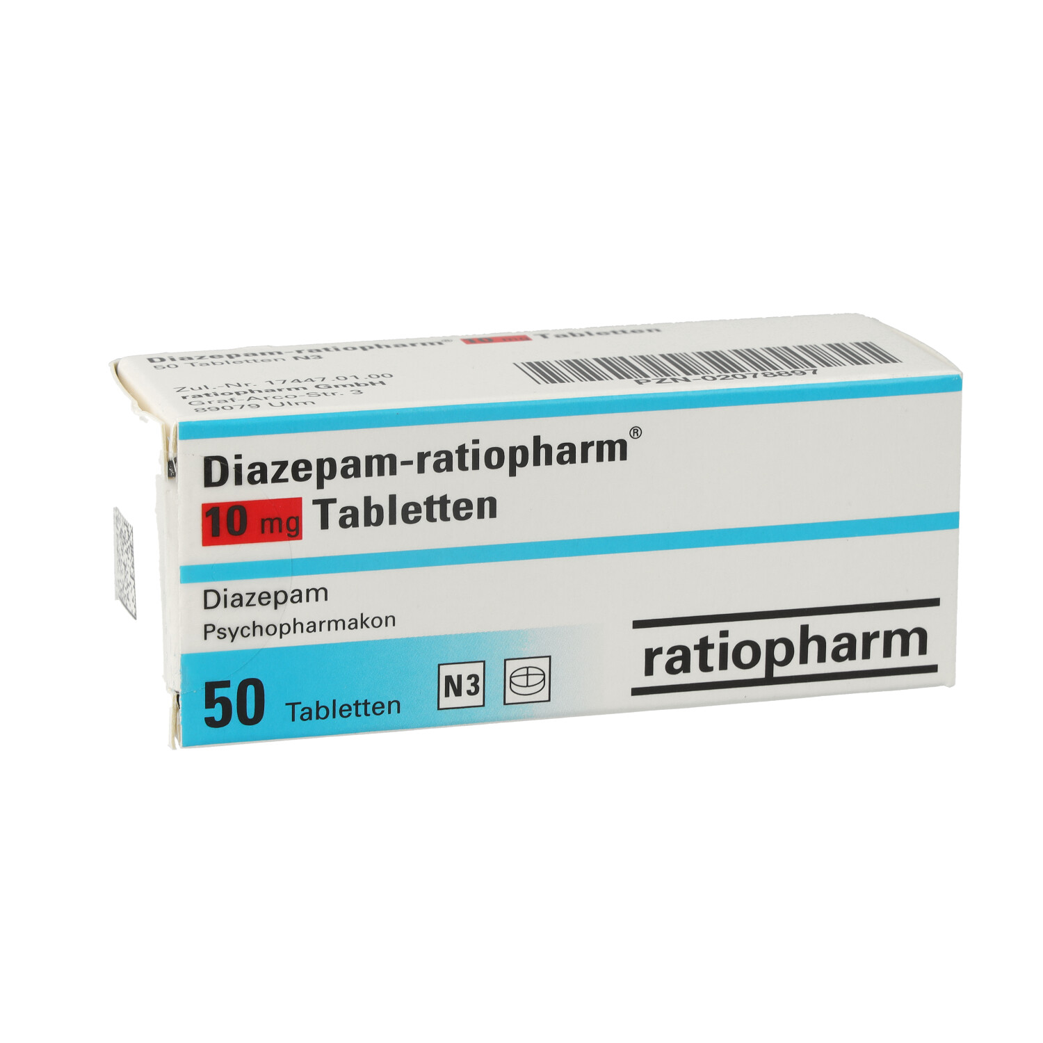 DIAZEPAM-ratiopharm 10 mg Tabletten