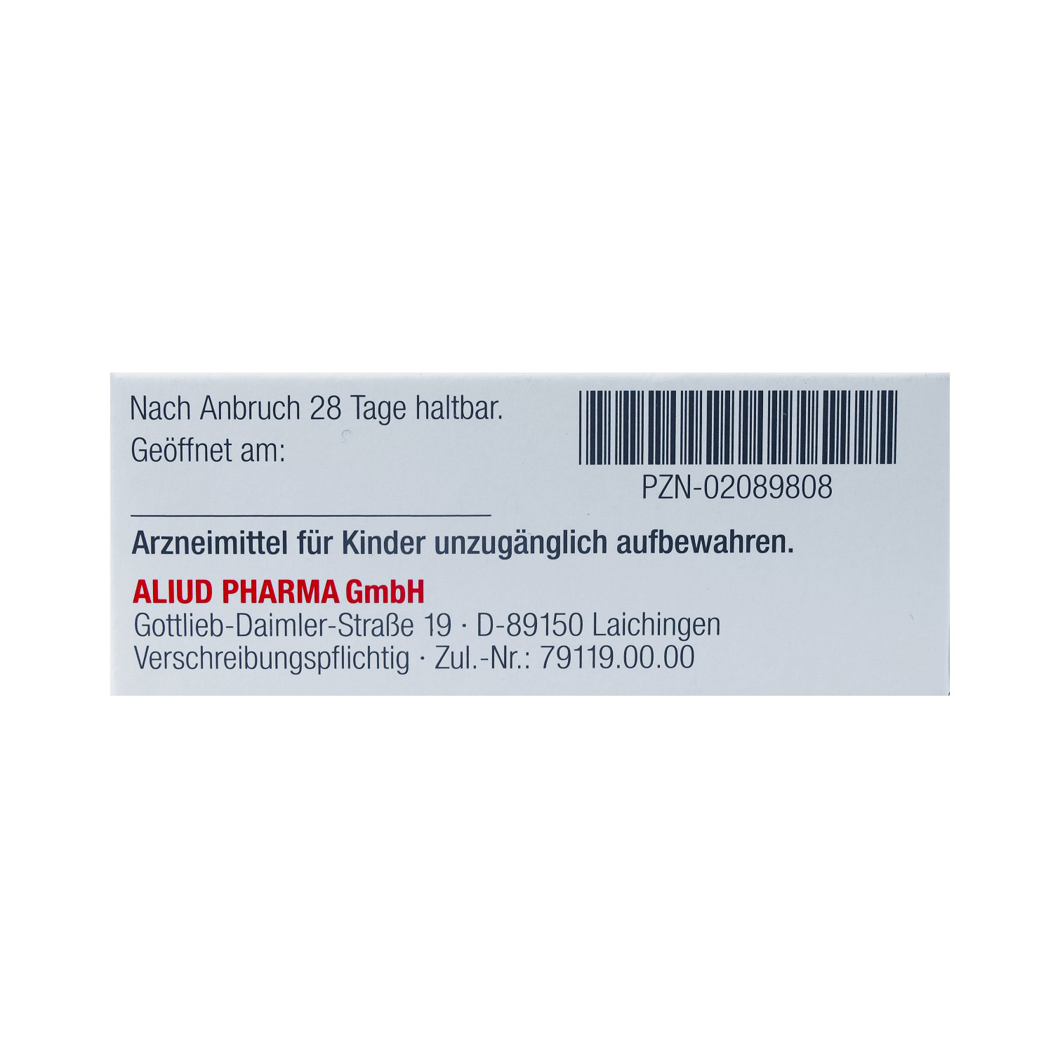 DORZOLAMID AL 20 mg/ml Augentropfen