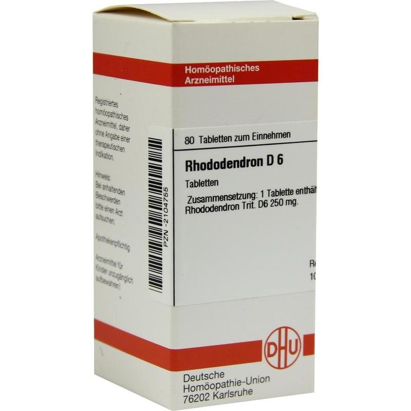 RHODODENDRON D 6 Tabletten