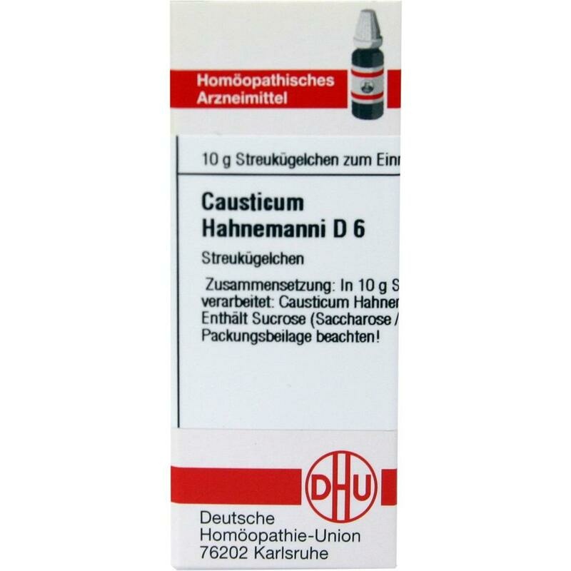 CAUSTICUM HAHNEMANNI D 6 Globuli