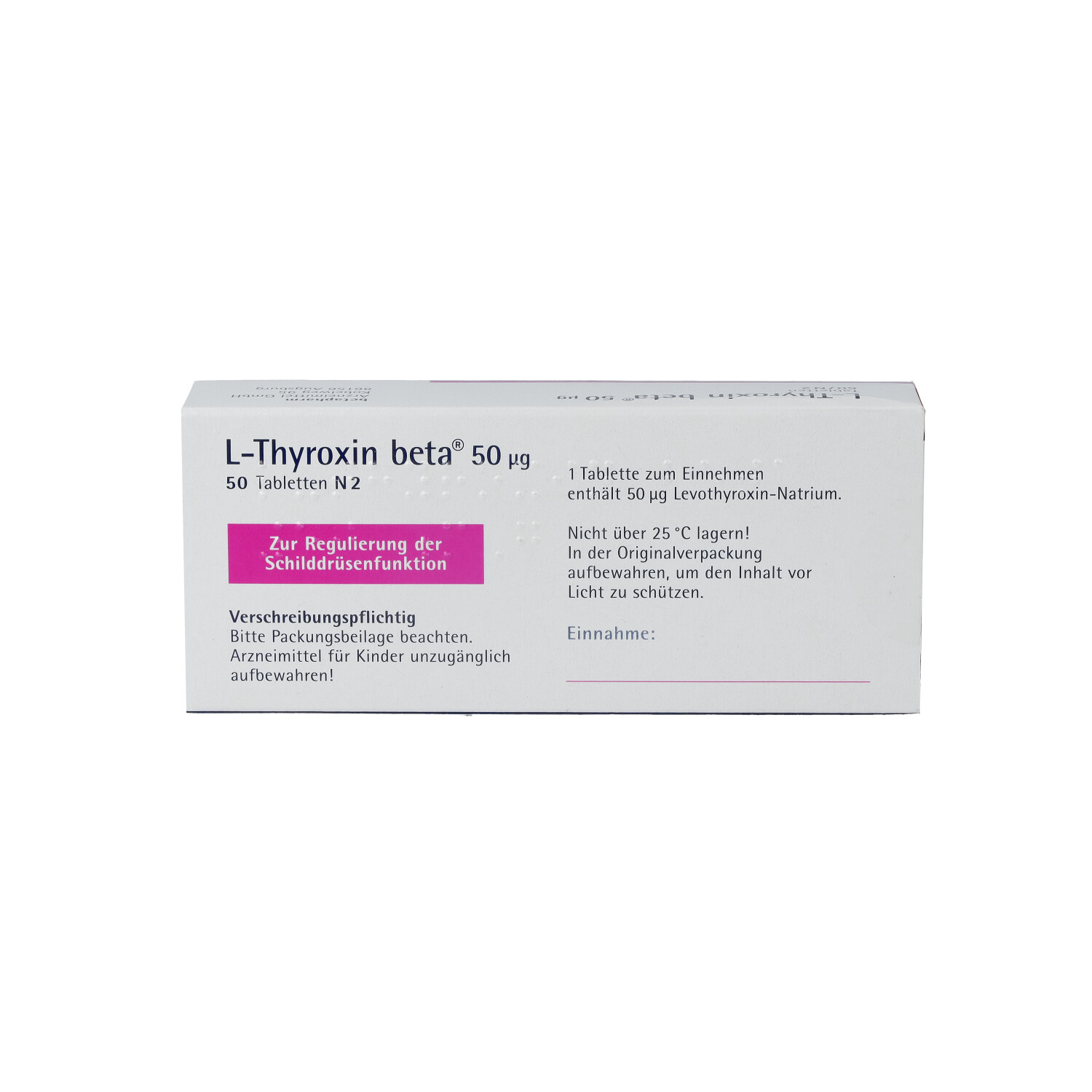 L-THYROXIN beta 50 μg Tabletten