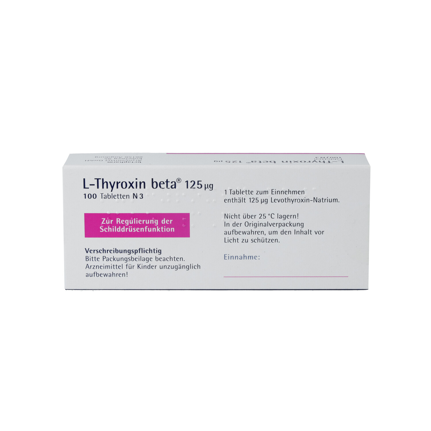 L-THYROXIN beta 125 μg Tabletten