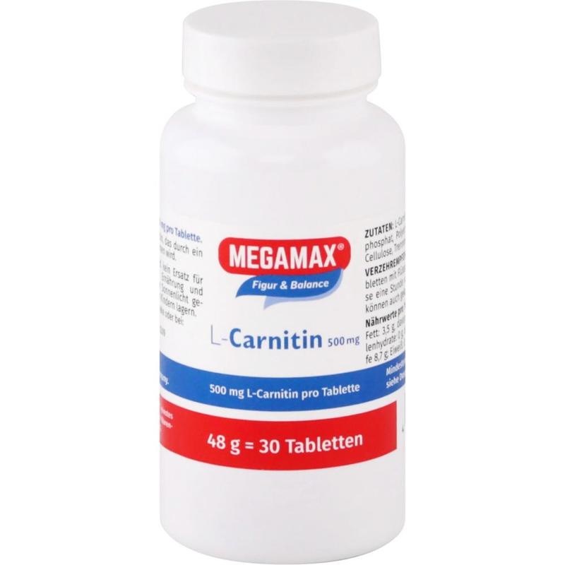 MEGAMAX L-Carnitin 500 mg Tabletten