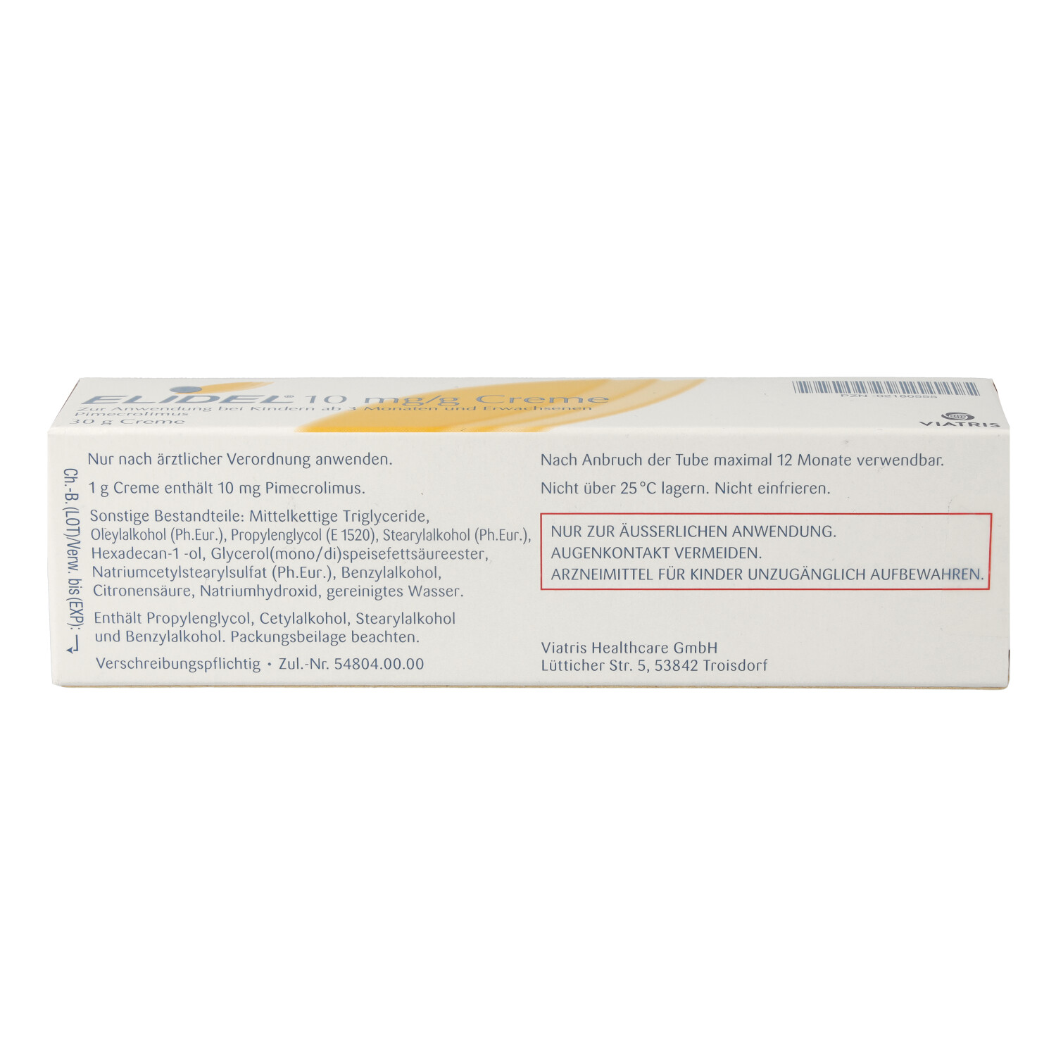 ELIDEL 10 mg/g Creme