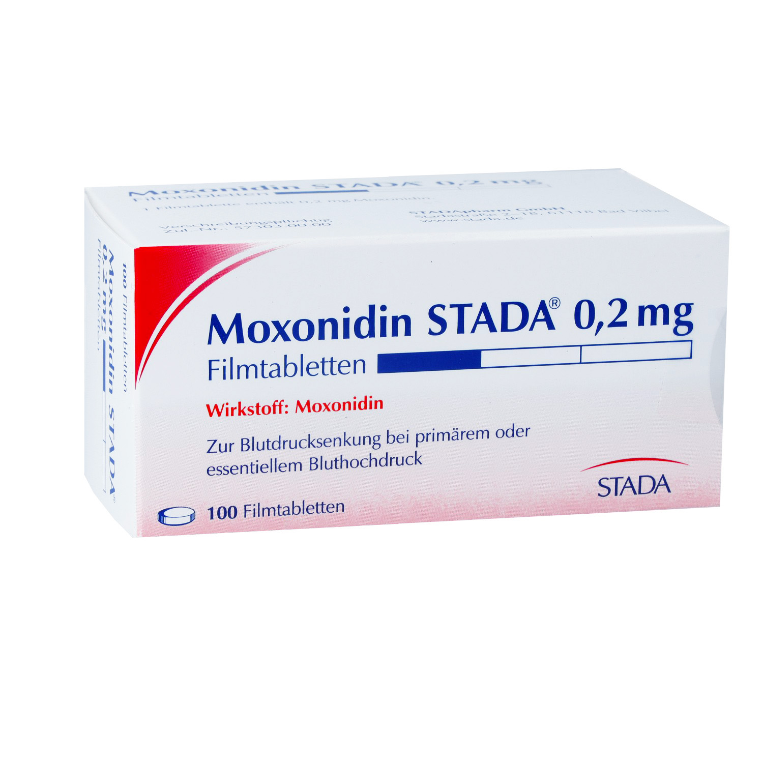 MOXONIDIN STADA 0,2 mg Filmtabletten