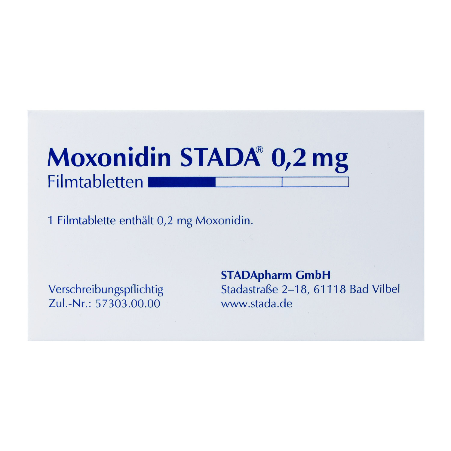 MOXONIDIN STADA 0,2 mg Filmtabletten