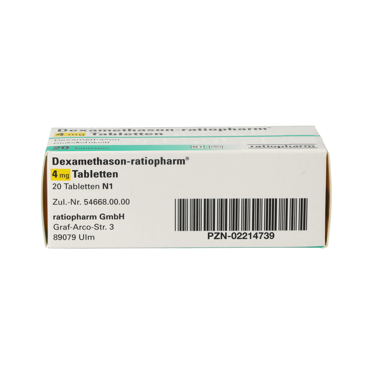 DEXAMETHASON-ratiopharm 4 mg Tabletten