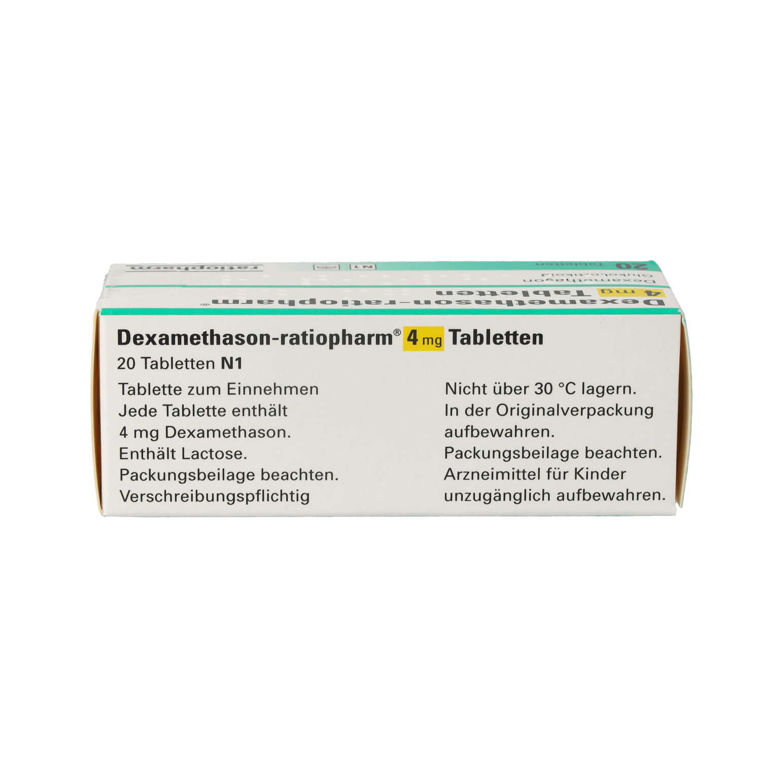 DEXAMETHASON-ratiopharm 4 mg Tabletten
