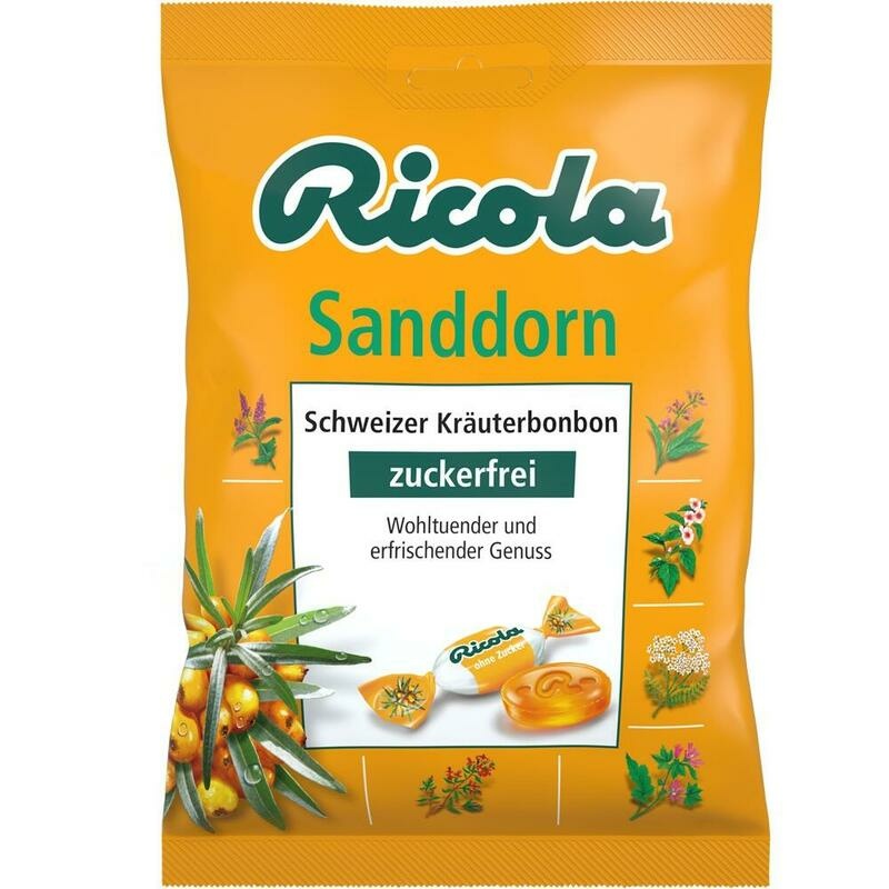RICOLA o.Z.Beutel Sanddorn Bonbons