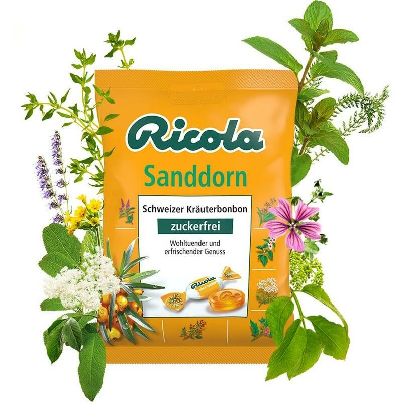RICOLA o.Z.Beutel Sanddorn Bonbons