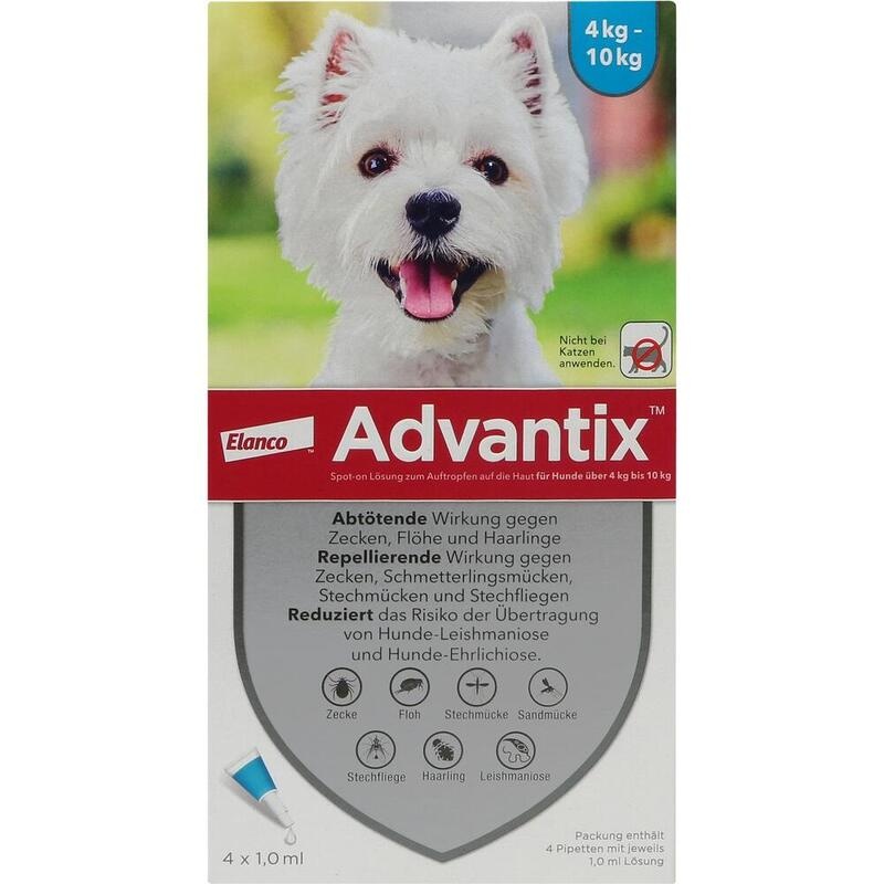 ADVANTIX Spot-on Lsg.z.Auftr.a.d.H.f.Hund 4-10 kg