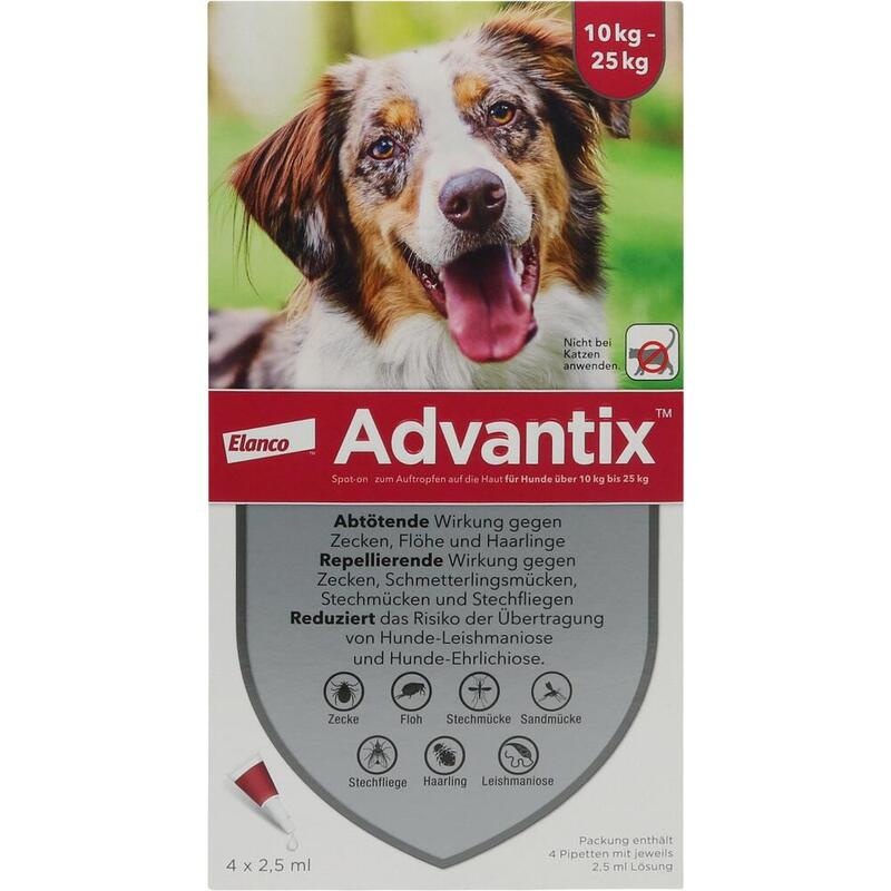 ADVANTIX Spot-on Lsg.z.Auftr.a.d.H.f.Hund 10-25 kg