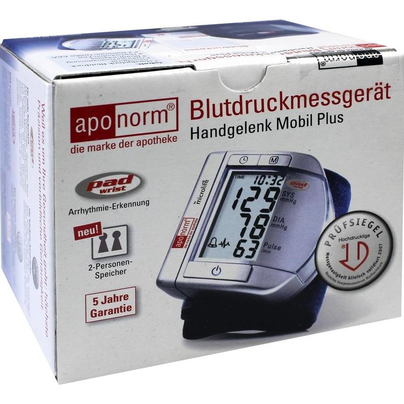 APONORM Blutdruckmessgerät Mobil Plus Handgelenk