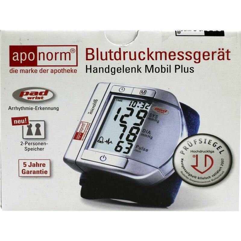 APONORM Blutdruckmessgerät Mobil Plus Handgelenk