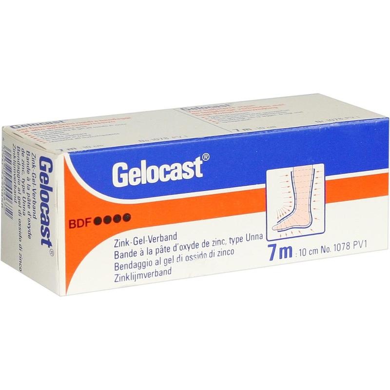 GELOCAST Zink-Gel-Binde 10 cmx7 m