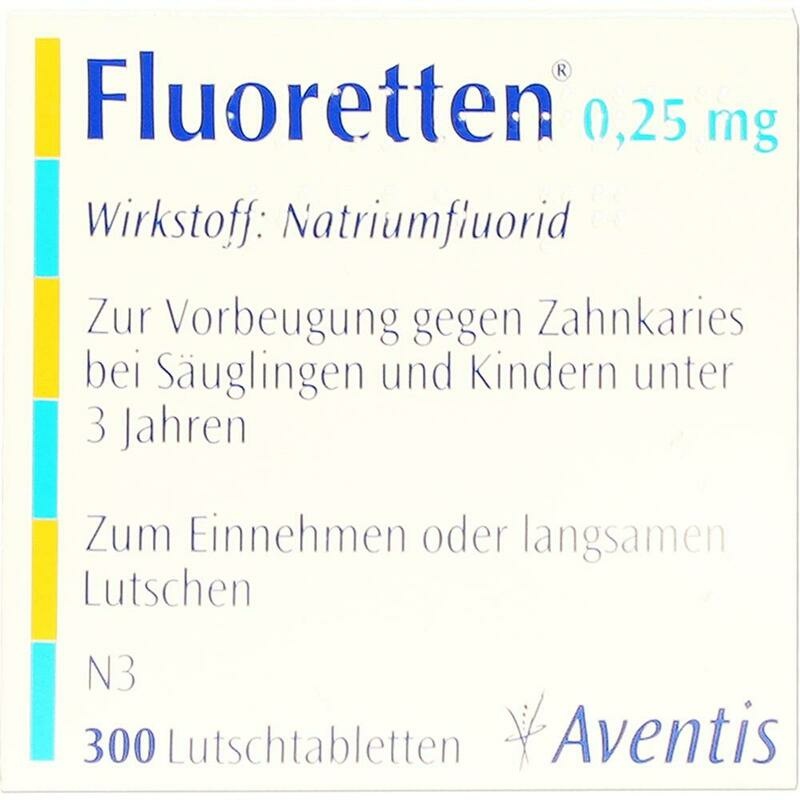 FLUORETTEN 0,25 mg Tabletten